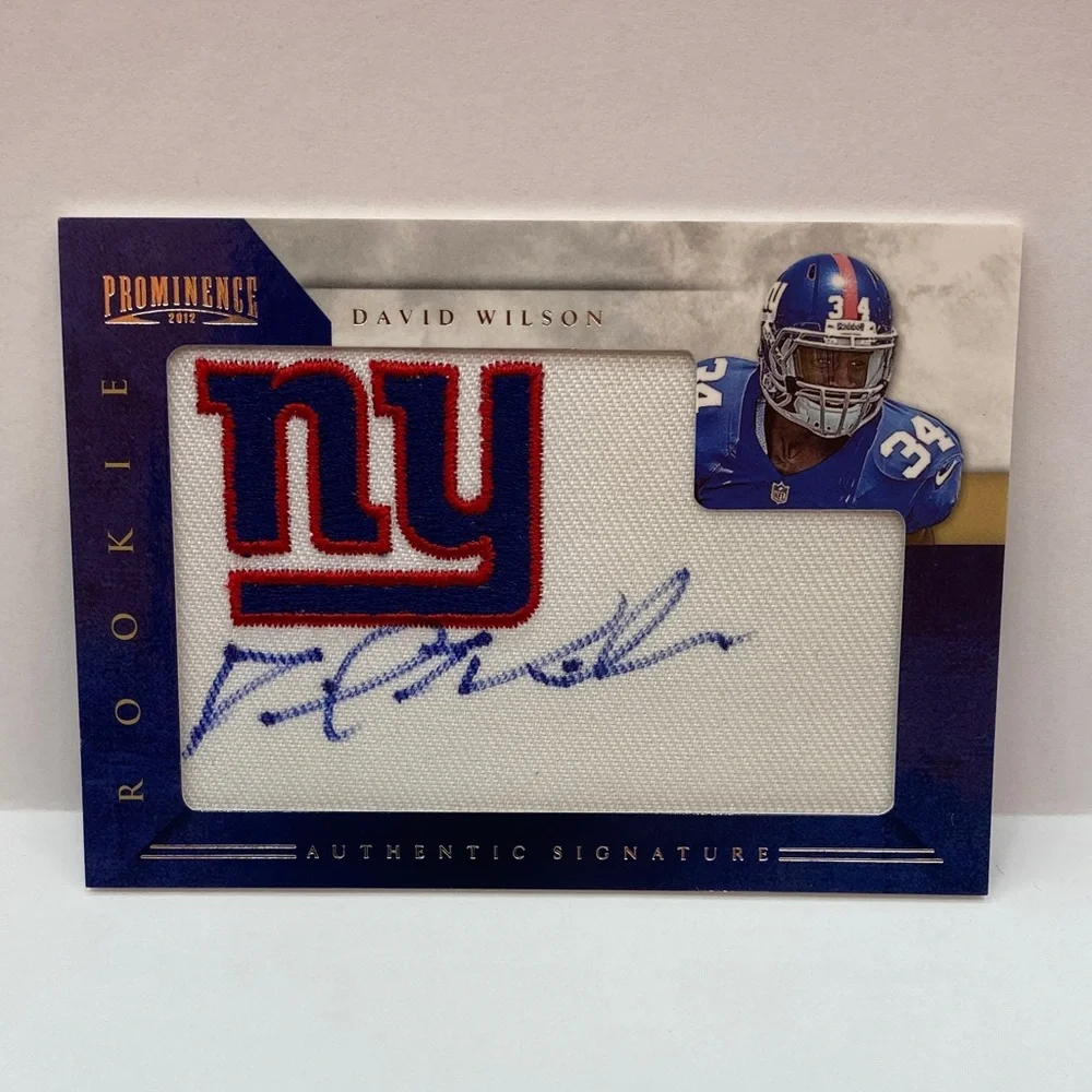 2012 Prominence David Wilson Giants Signature 032/150 #216 (083)